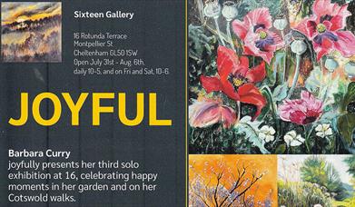 Joyful exhibition poster