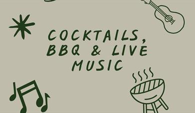 Cocktails, BBQ & Live Music poster