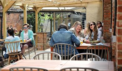 The Swan outdoor seating