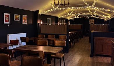The Merryfellow dining area