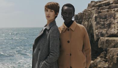 Models wearing Hobbs Autumn and Winter clothing.