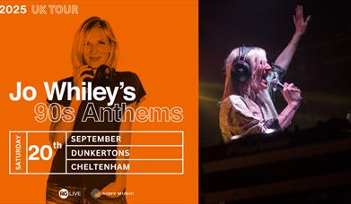Jo Whiley 90's Anthems poster