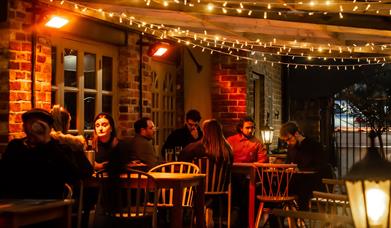 The Swan outdoor seating