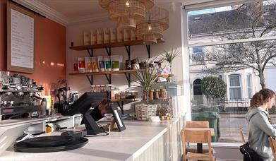 Rainbowls Cafe interior