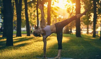 Yoga outdoors