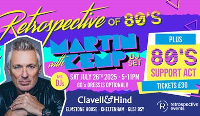 Retrospective of 80s presents Martin Kemp