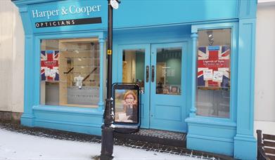 Exterior of Harper and Cooper Opticians