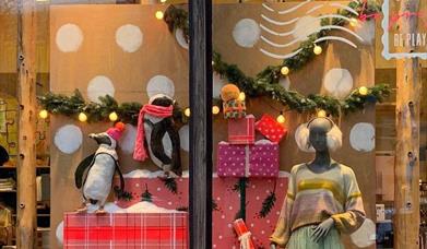 Anthropologie shop window