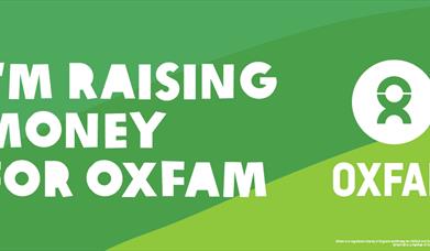 Oxfam logo with statement 'I'm raising money for Oxfam'
