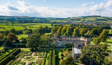 Sudeley Castle aerial view