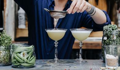 The Botanist drinks