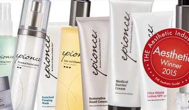 Selection of beauty products